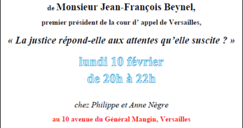Conférence « La justice répond-elle aux attentes qu’elle suscite ? »