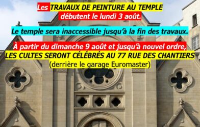 Culte au 77 rue des Chantiers