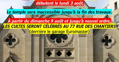 Culte au 77 rue des Chantiers